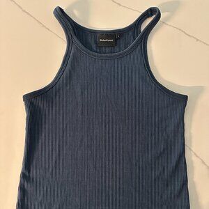 Richer Poorer Ribbed Tank